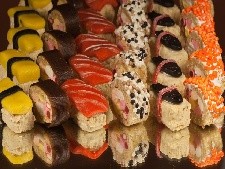 kinderfeestje snoep sushi maken